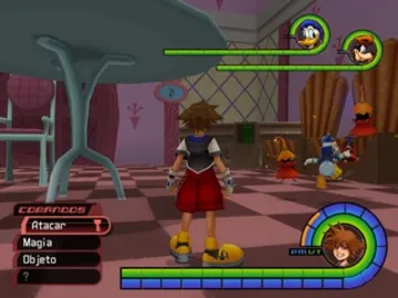 Kingdom Hearts screen shot game playing